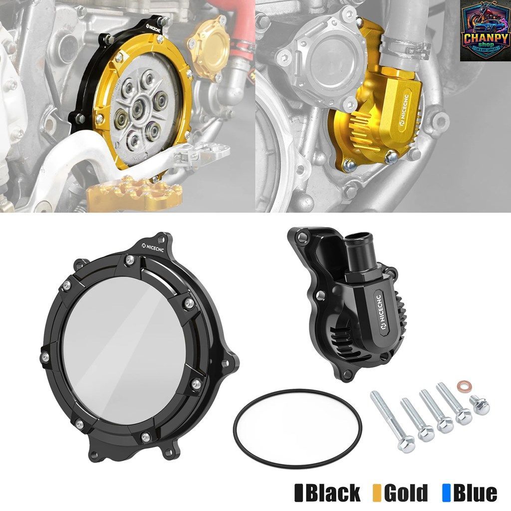 透明クラッチカバー ウォーターポンプカバーガード DRZ400SM DRZ400S DRZ400E DRZ400 DR-Z 400 E S SM 2000-2024