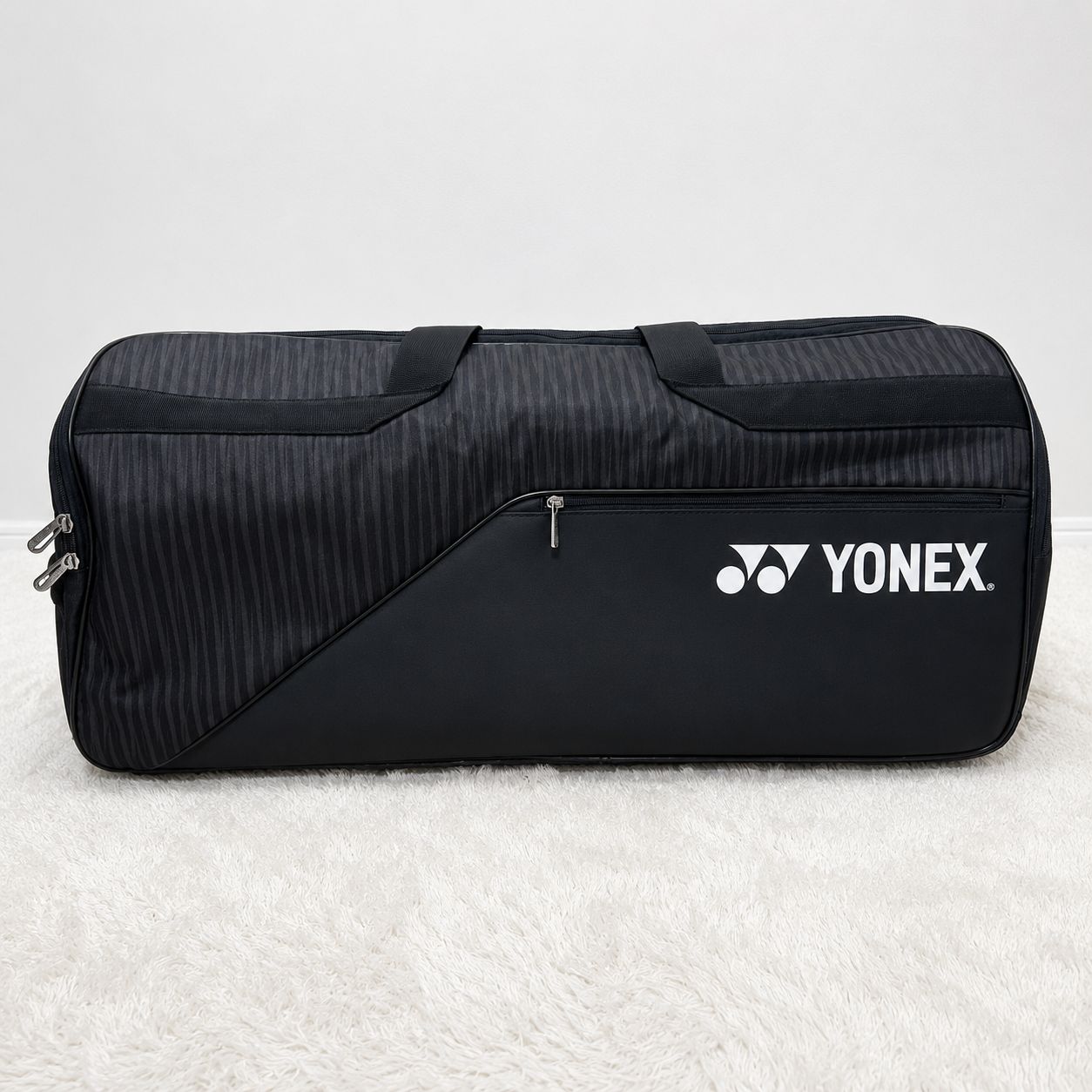 【美品】ヨネックス YONEX 2WAYトーナメントバッグ 黒 美品】YONEX ヨネックス テニス 2WAYトーナメントバッグ 撥水加工