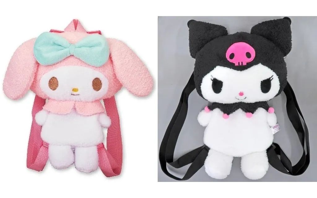 雑貨 全2種セット ぬいぐるみリュック 「マイメロディ・クロミ」