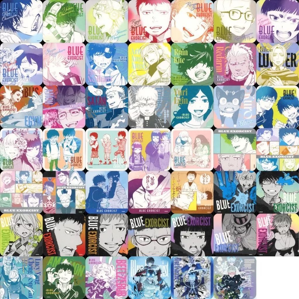 中古】コースター 全45種セット+BOX購入特典 「青の祓魔師展 アート