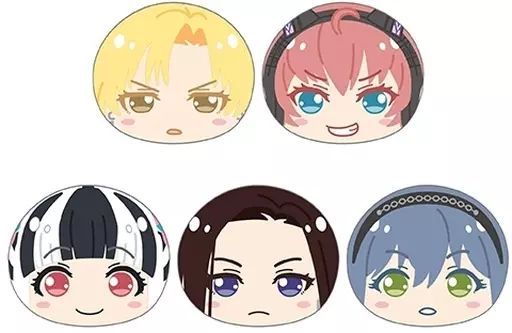 【中古】ぬいぐるみマスコット・ぬいぐるみバッジ 全5種セット 「BanG Dream! ガールズバンドパーティ! おまんじゅうにぎにぎマスコット ver.RAISE A SUILEN」