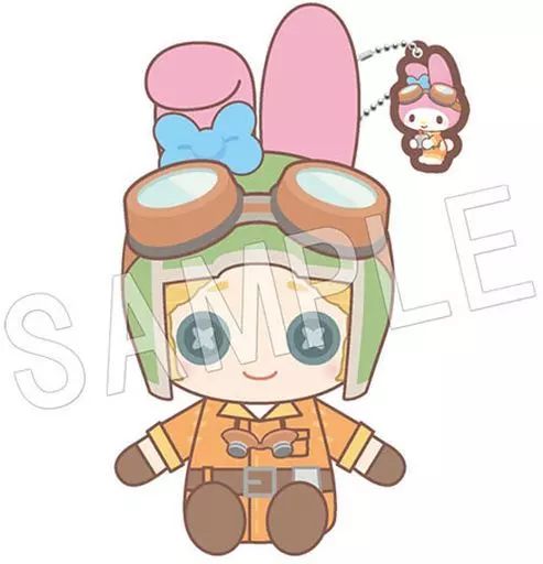 中古】ぬいぐるみマスコット・ぬいぐるみバッジ 機械技師 お座り