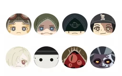 中古】ぬいぐるみマスコット・ぬいぐるみバッジ 全8種セット