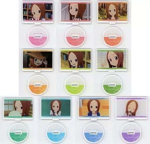 【中古】アクリルスタンド・アクリルパネル 全10種セット 「からかい上手の高木さん3 トレーディング場面写アクリルスタンド」