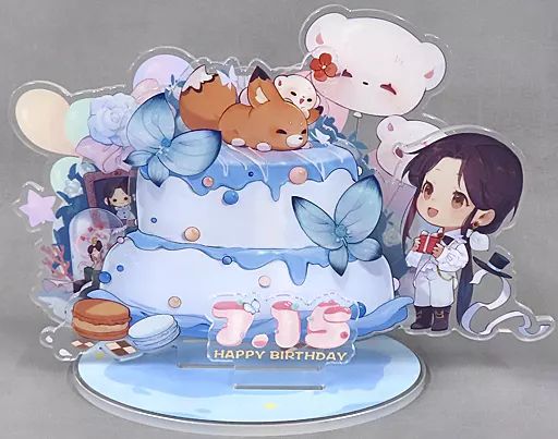 【中古】アクリルスタンド・アクリルパネル 謝憐(?瑰甜心) 誕生日ちびキャラアクリルスタンド 「天官賜福」