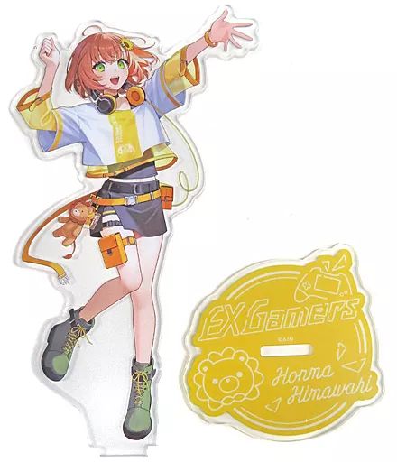 【中古】アクリルスタンド・アクリルパネル 本間ひまわり アクリルスタンド 「バーチャルYouTuber にじさんじ」 EXゲーマーズ5周年記念
