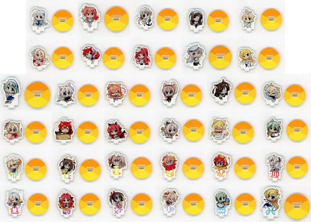 【中古】アクリルスタンド・アクリルパネル 全34種セット 「ゆずソフト ミニアクリルキャラスタンドコレクションvol.2」 C101グッズ 28,490円
