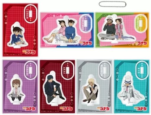 【中古】アクリルスタンド・アクリルパネル 全7種セット 「名探偵コナン トレーディングミニアクリルスタンドI」