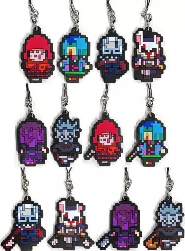 【中古】雑貨 全12種セット 「Dead by Daylight SCORCHING SUMMER BBQ from THE ENTITY CAFE トレーディング8bitラバーチャーム」