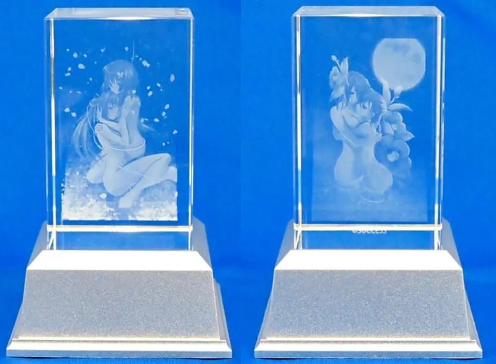 【中古】置物・装飾品 [単品] ユメイ＆羽藤桂/カヤ＆小山内梢子 3Dクリスタル2個セット 「Switchソフト アカイイト ＆ アオイシロ HD REMASTER 特別版 3Dクリスタルセット」 同梱特典