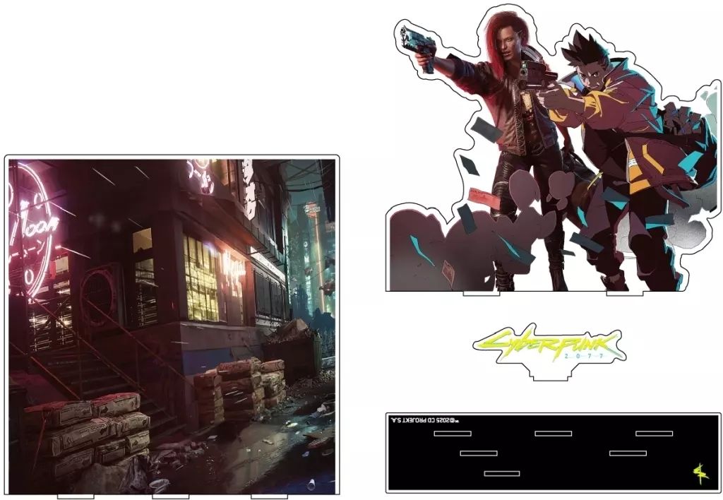【中古】アクリルスタンド・アクリルパネル V ＆ DAVID GUNFIGHT とびすた 「サイバーパンク2077＆エッジランナーズ」