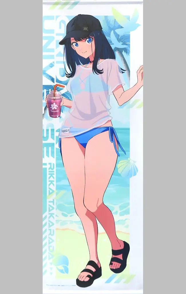 中古】タペストリー 宝多六花 ロングタペストリー 「くじメイト×くじQ