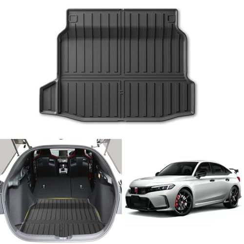【KASUART】車用ラゲッジマット 折りたたみ式 ホンダ シビック FL系 FL1・FL4・FL5 (2021年9月?) 車種専用設計 トランクドア トランク マット ラゲッジカバー 防水 傷防止 滑り防止 水洗い 折り目なし 折り畳み式 10082a2e