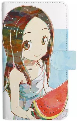 [Used] Cell Phone Jacket/Cover Takagi-san Notebook Type Smartphone Case (Target Model/L Size) “Teasing Master Takagi-san 2”