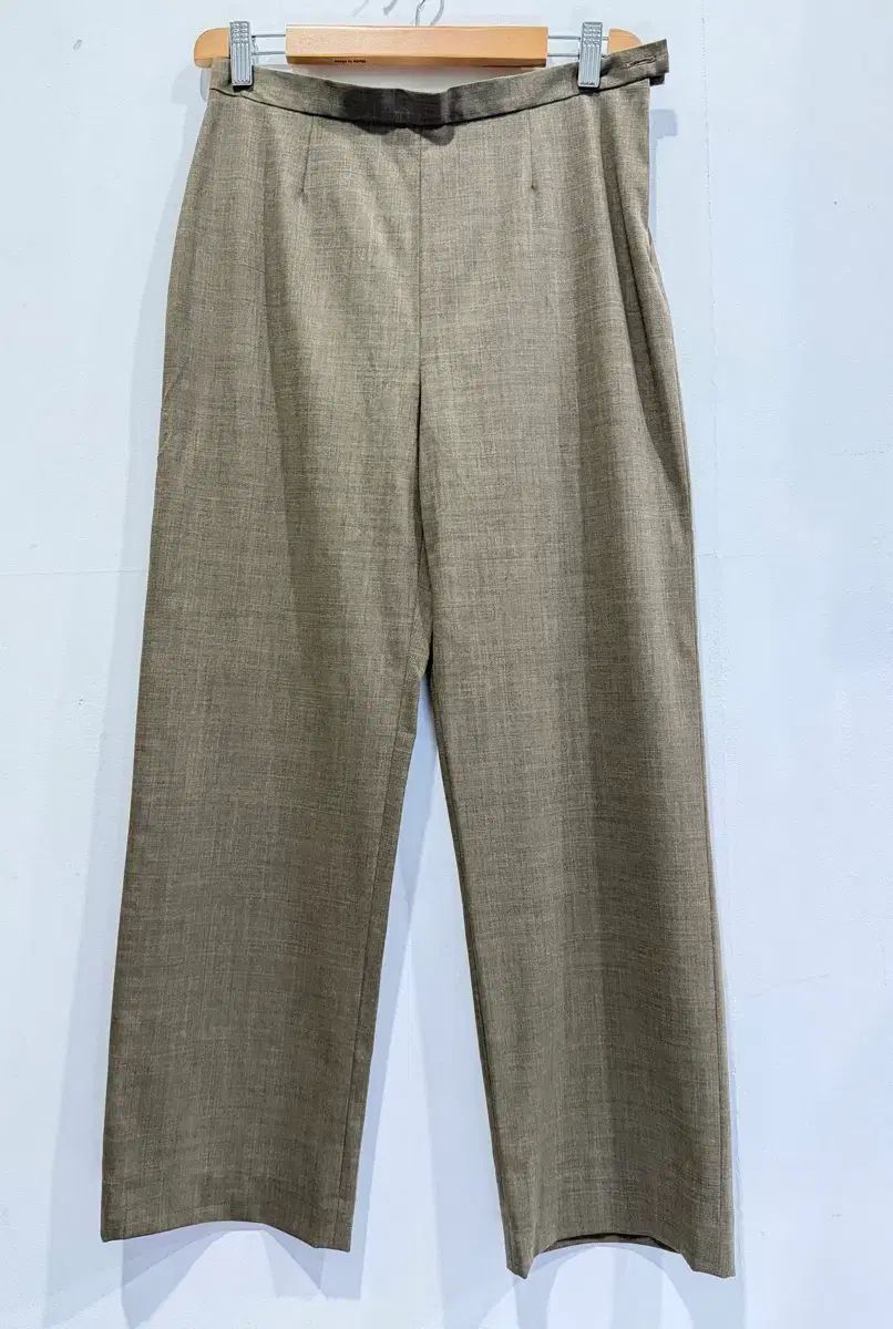 MAX MARA マックスマーラ 麻ブレンド ワイドスラックス 38 正規品