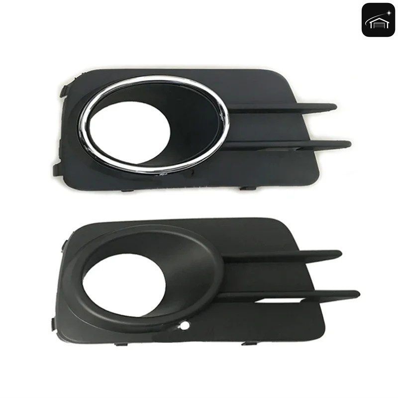 Auto Front Left Right Side Bumper Foglight Fog Light Lamp Grille Grill Cover for VW Tiguan 2010 2011 2012 5ND853665 5ND853666