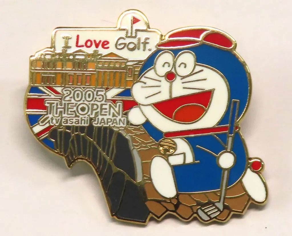 中古】バッジ・ピンズ ドラえもん(2005年全英オープンゴルフピンズ
