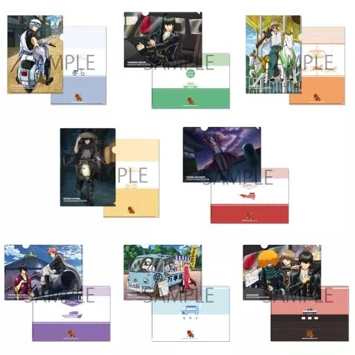 銀魂 完全資料BOX 銀箱 坂田銀時 アニメイト 特典 モザイククリアファイル