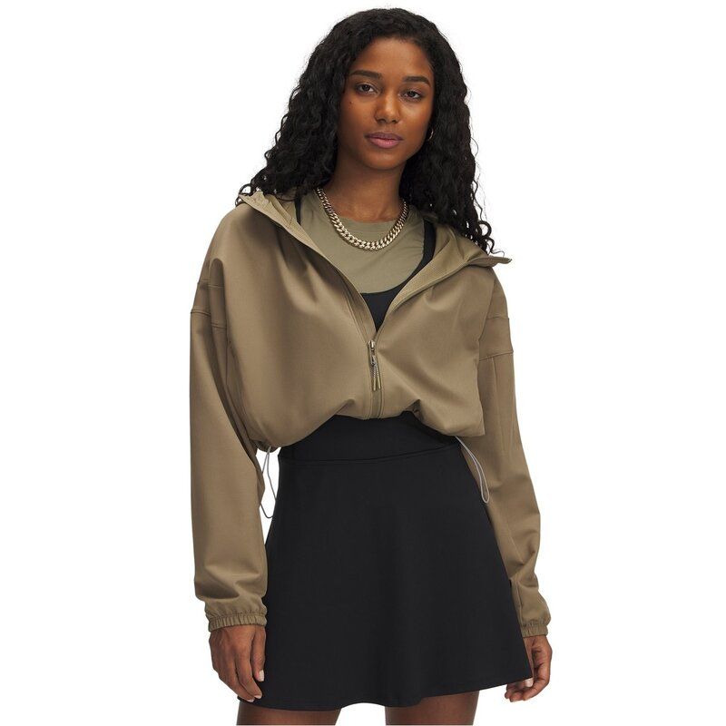 アンダーアーマー レディース アウター パーカー・スウェット Under Armour Unstop Wov Jkt Ld99 Brown ブラウン