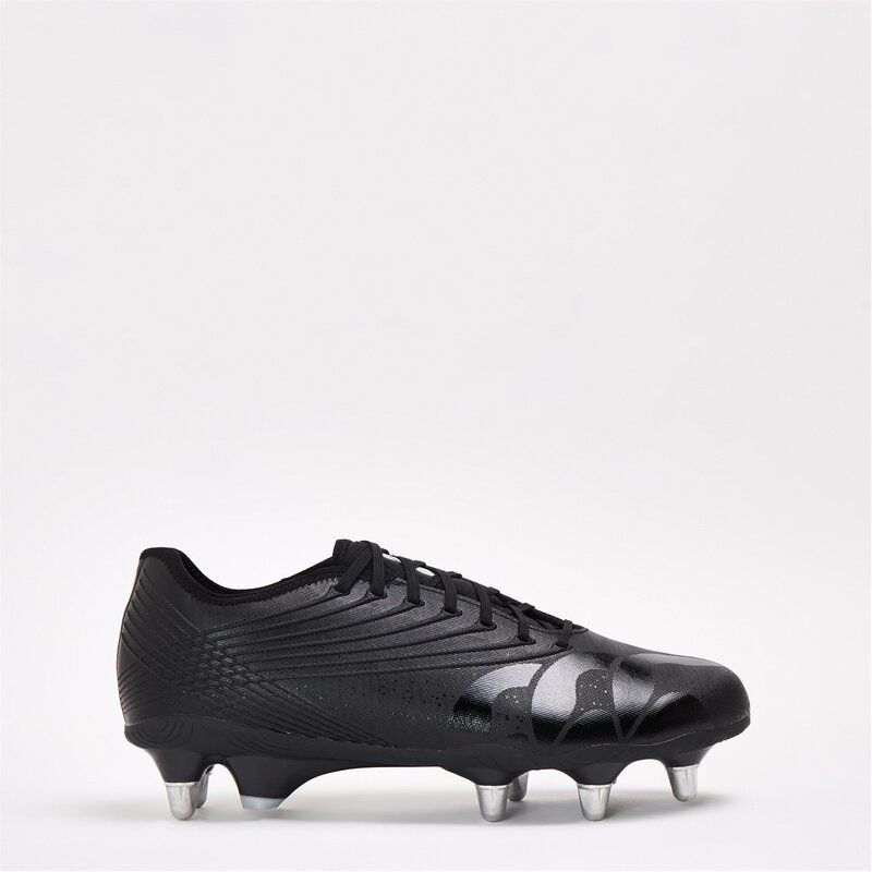 カンタベリー メンズ シューズ ブーツ・レインブーツ Canterbury Stampede Groundbreak Pro Mens Soft Ground Rugby Boots Black ブラ