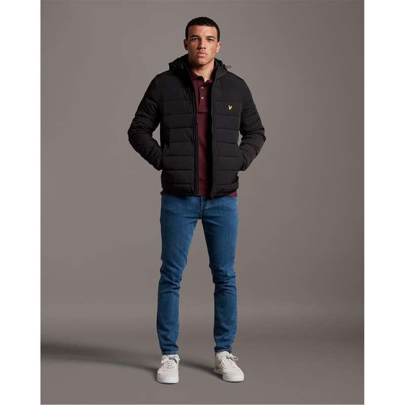 ライルアンドスコット メンズ トップス Tシャツ ポロシャツ ロゴ Lyle and Scott Logo Polo Shirt Burgundy Z562 バーガンディ