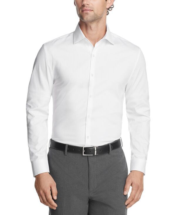 ケネスコール メンズ トップス シャツ Kenneth Cole Reaction Mens SlimFit Flex Stretch Dress Shirt White ホワイト