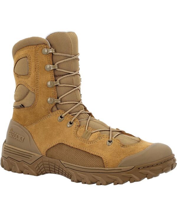 ロッキー メンズ シューズ ブーツ・レインブーツ ROCKY Mens Mountain Combat Waterproof Military Boot Coyote brown ブラウン