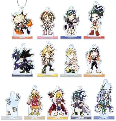 【新品】キーホルダー 【BOX】僕のヒーローアカデミア トレーディング デフォルメAni-Art アクリルスタンドキーホルダー ver.B