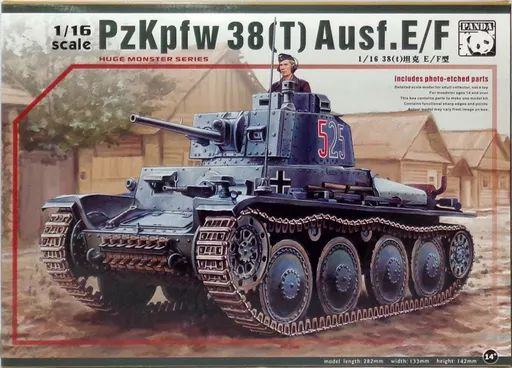 【中古】プラモデル 1/16 Pz.Kpfw 38(t) Ausf.E/F 「HUGE MONSTER SERIES」 [16001]