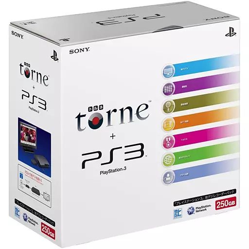 【中古】PS3ハード プレイステーション3(250GB) 地デジレコーダー(torne トルネ同梱)パック