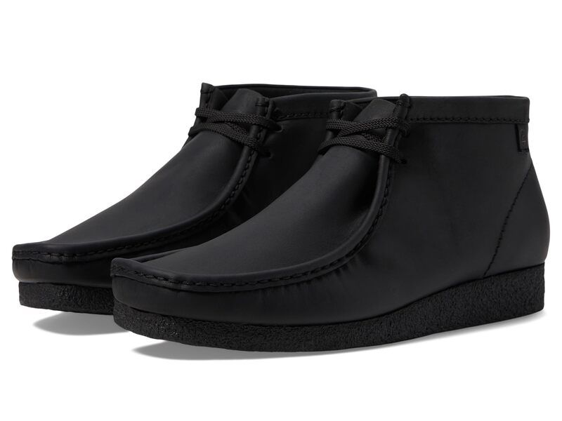クラークス メンズ シューズ ブーツ・レインブーツ Clarkshacre Boots Black Leather ブラック
