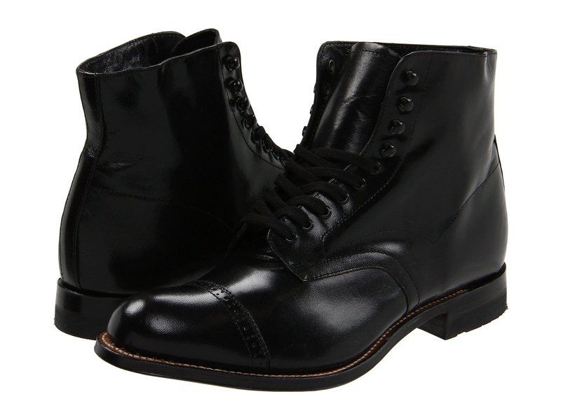 ステイシーアダムス メンズ シューズ ブーツ・レインブーツ Stacy Adams Madison Boot Black ブラック
