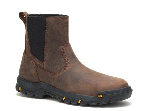 キャタピラー メンズ シューズ ブーツ・レインブーツ ヒール Caterpillar Wheelbase Work Boot Mens Clay