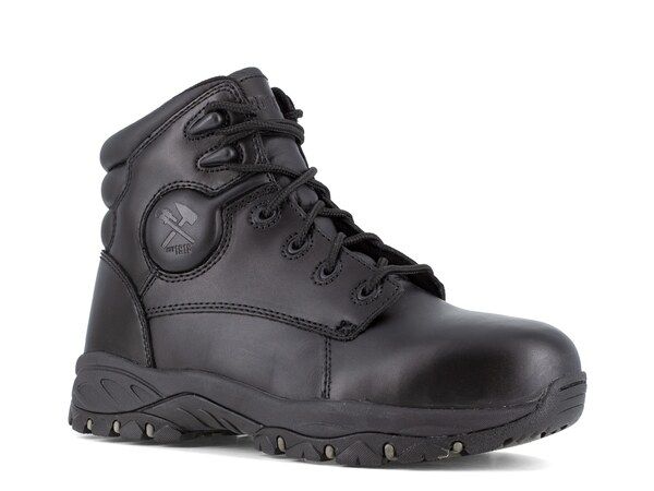 アイロンエイジ メンズ シューズ ブーツ・レインブーツ Tシャツ ブーツ Iron Age Ground Finish Steel Toe Work Boot Black ブラック
