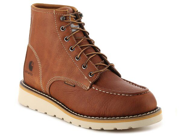カーハート メンズ シューズ ブーツ・レインブーツ Carhartt 6Inch Wedge Boot Cognac