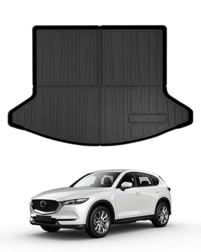 Mixsuper マツダ CX-5 KF系 ラゲッジマット トランクマット 3Dラゲージトレイ MAZDA CX5 H29.2? 立体 カーゴマット ラゲージトレイ TPE材質 防水性 耐摩擦 耐汚れ 内装パーツ 1PCSセット (マツダ C 6565331b