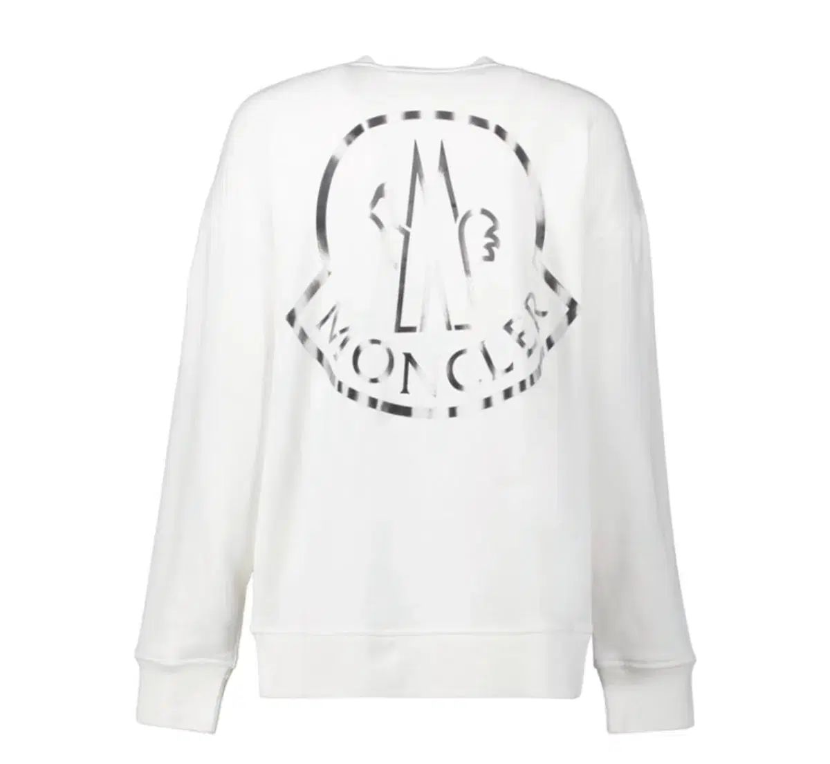 The First MONCLER(モンクレール) ロゴ スウェットシャツ 白 22FW