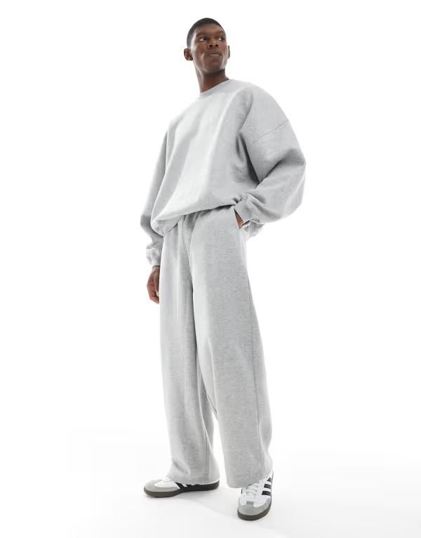 エイソス メンズ アウター パーカー・スウェット パンツ スウェットパンツ ASOS DESIGN essentials loose fit sweatpants heather Gray Heath