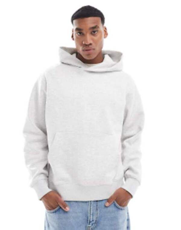 ジャック アンド ジョーンズ メンズ アウター パーカー・スウェット パーカー Jack Jones Premium oversized heavyweight hoodie in light gra