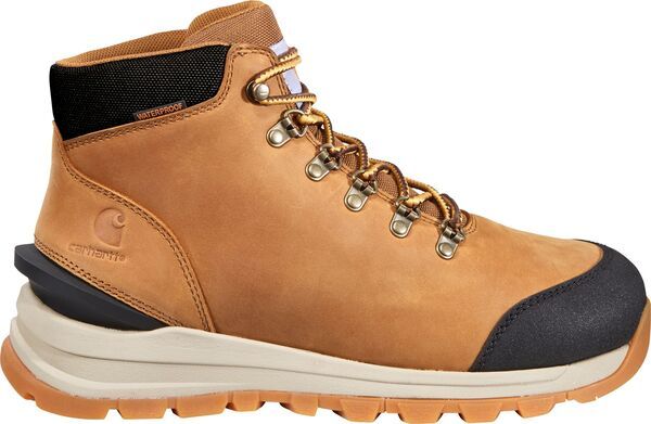 カーハート メンズ シューズ ブーツ・レインブーツ Carhartt Mens Gilmore 5 Waterproof Softoe Hiker Work Boots Light Brown ブラウ
