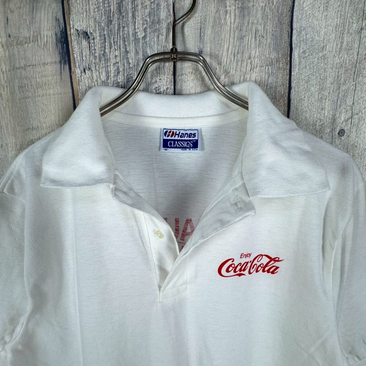 OLD Hanes 90s ヘインズ COCA COLA コカコーラ 両面 プリント 米国製