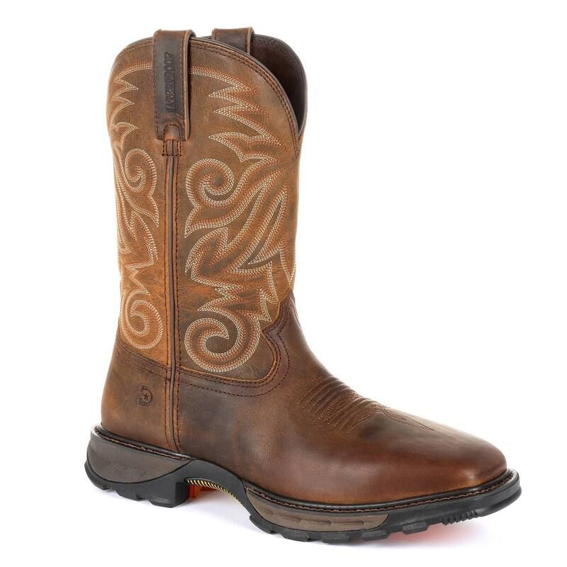 ドゥランゴ メンズ シューズ ブーツ・レインブーツ Tシャツ Durango Maverick XP Mens Waterproof Steel Toe Western Work Boots Burl