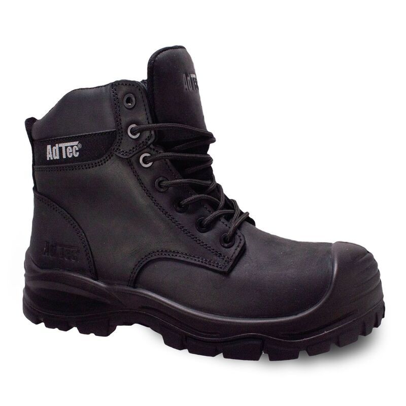 アドテック メンズ シューズ ブーツ・レインブーツ AdTec Mens Work Boots Black ブラック