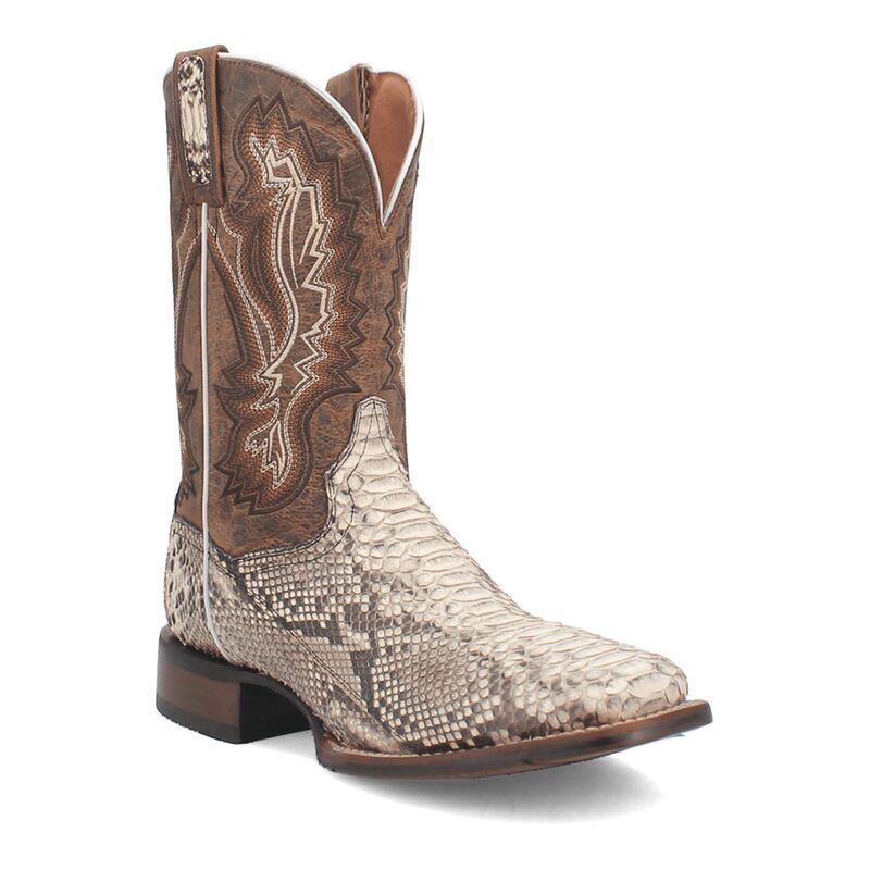 ダンポスト メンズ シューズ ブーツ・レインブーツ Dan Post Mens Brutus Python Cowboy Boots Naturalbrown