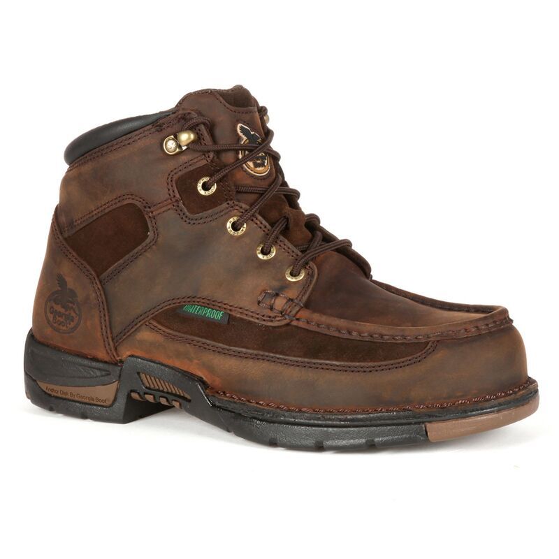 ジョージアブーツ メンズ シューズ ブーツ・レインブーツ Georgia Boots Athens Mens 6in Waterproof Work Boots Brown ブラウン