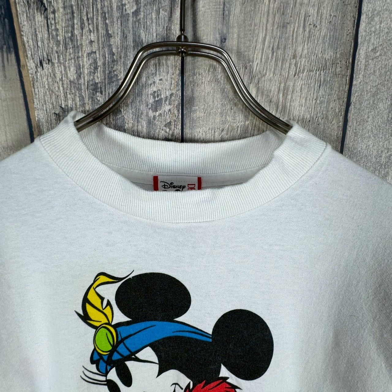 OLD DISNEY 90s ディズニー 米国製 USA製 ホワイト ミニーマウス 両面