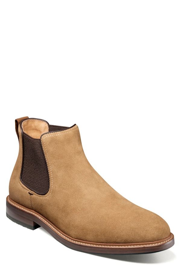 フローシャイム メンズ シューズ ブーツ・レインブーツ チェルシーブーツ チェルシー Florsheim Anthem Plain Toe Chelsea Boot Mocha モカ