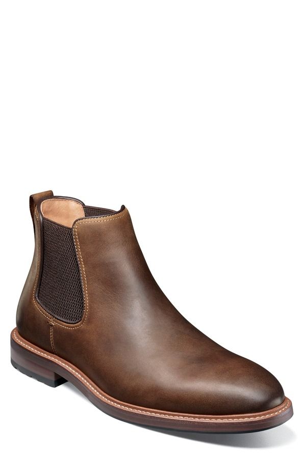 フローシャイム メンズ シューズ ブーツ・レインブーツ チェルシーブーツ チェルシー Florsheim Anthem Plain Toe Chelsea Boot Brown Chocolate ブ