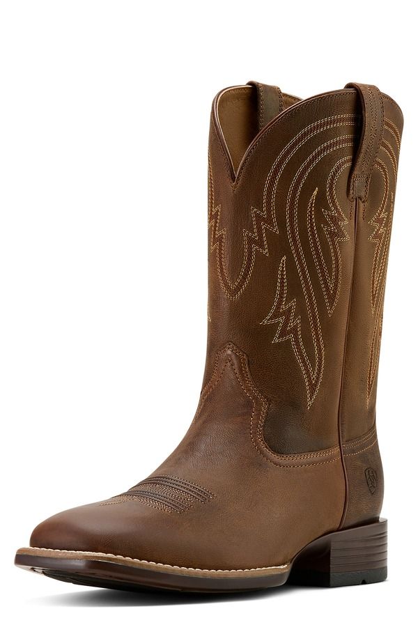 アリアト メンズ シューズ ブーツ・レインブーツ Ariat Plano Cowboy Boot Woody Tan タン