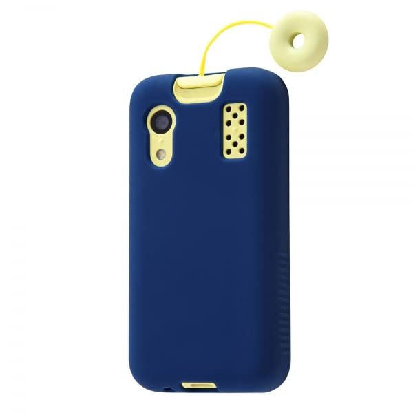 新品 スマホケース キッズケータイ ブルー KY-41C キッズ携帯 docomo